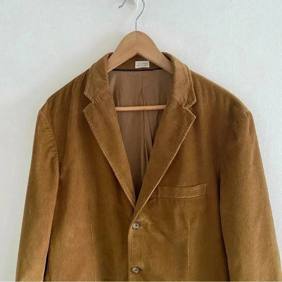 J.Crew Brown Corduroy Blazer Jacket Mens Size L Fall Winter Style - Picture 2 of 8